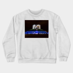 Clifford's Tower, York, Illuminations Crewneck Sweatshirt